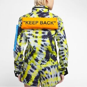 Nike -Off White Tie-Dye Jacket size XS NWT
